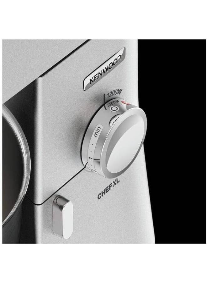 KENWOOD Chef Premier Kitchen Machine, Metal Body, Steel Bowl, K-Beater, Whisk, Dough Hook 1200 W KVL4100S Grey - Image 5