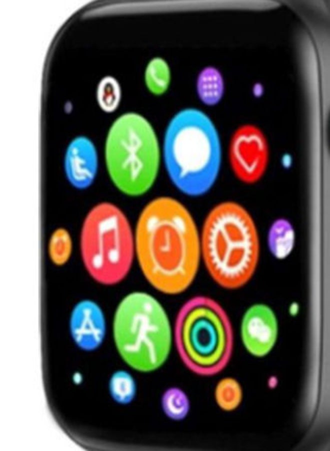 T500 Bluetooth Full Touch Call Smartwatch With Replaceable Strap Black - Image 4