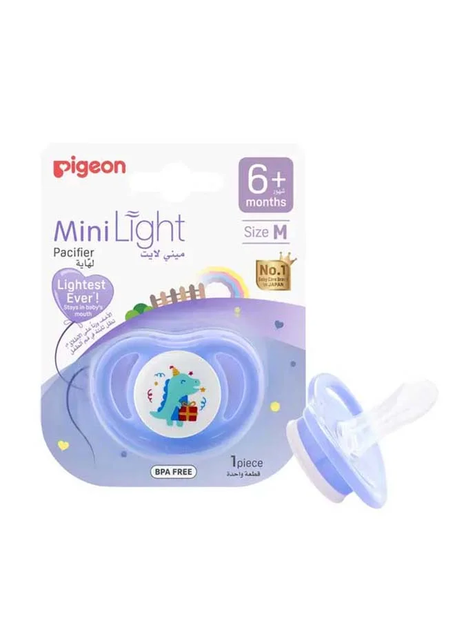 pigeon Minilight Pacifier Aeroplane 1 Piece - M ( 6+ Months) - Boy Assorted