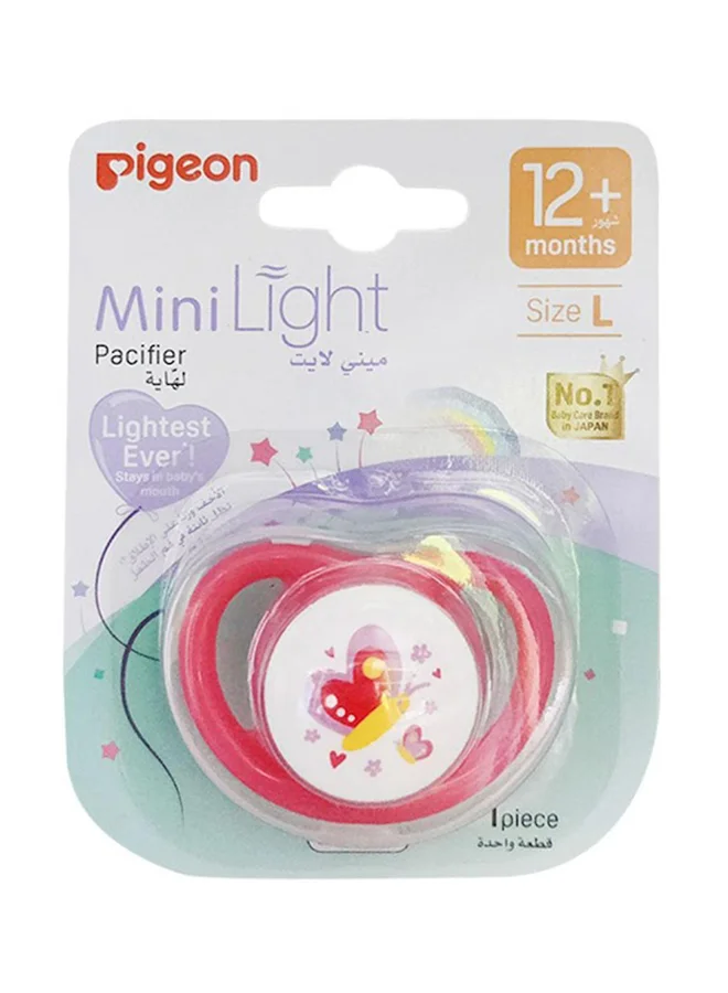 pigeon Minilight Pacifier  1 piece - L (12+ Months) - Assorted
