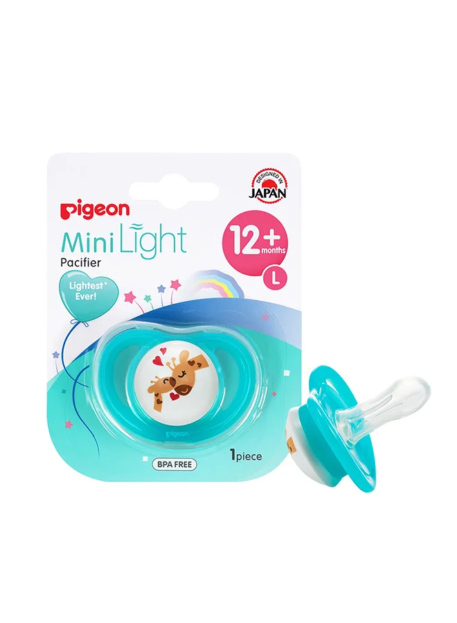 بيجون Minilight Pacifier L Size 1 Piece (12+ Months) - Assorted