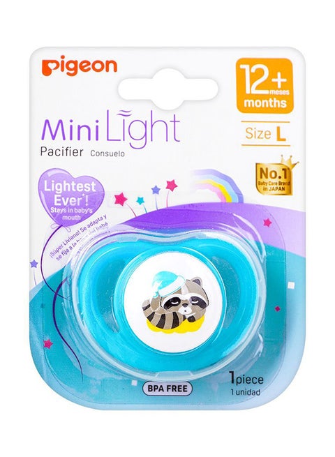 Minilight Pacifier L Size 1 Piece (12+ Months) - Assorted