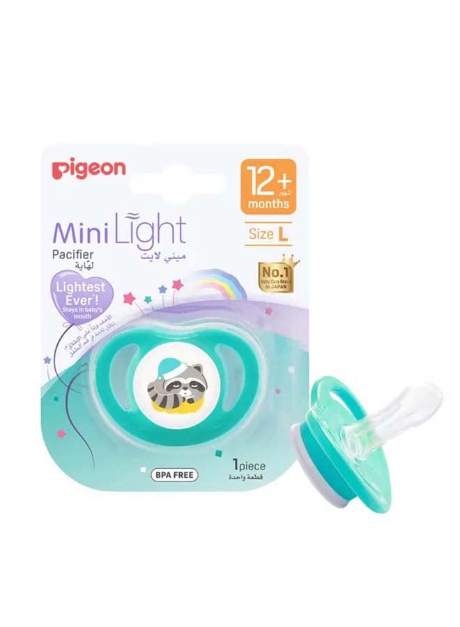 Minilight Pacifier L Size 1 Piece (12+ Months) - Assorted