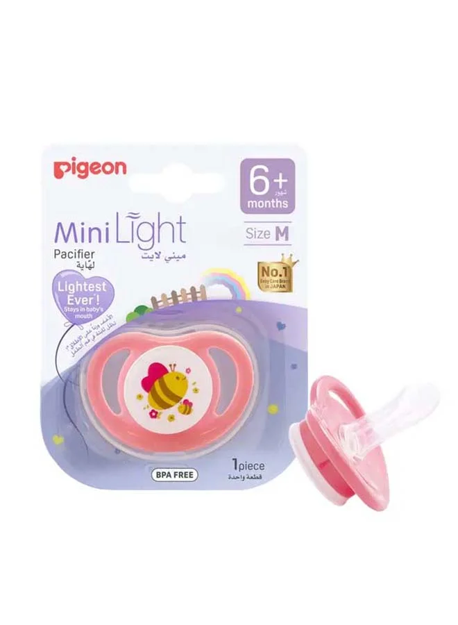 pigeon Minilight Pacifier Ice Cream 1 piece - M (6+ Months) - Girl Assorted