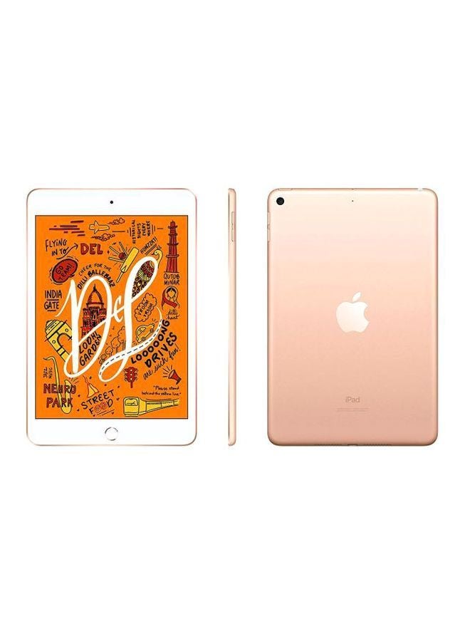 ابل  Renewed - iPad Mini 2019 (5th Generation) 7.9inch, 256GB, WI-Fi, 4G LTE Gold With FaceTime - Image 5