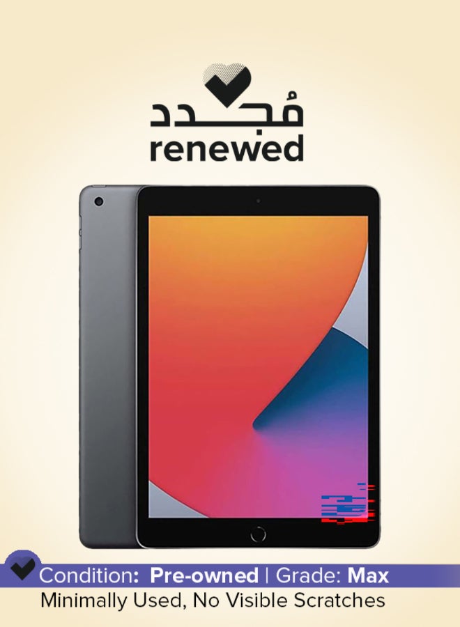 Apple Renewed - iPad 2020 (8th Gen) 10.2-Inch 128GB WiFi Space Gray With Facetime - Image 1