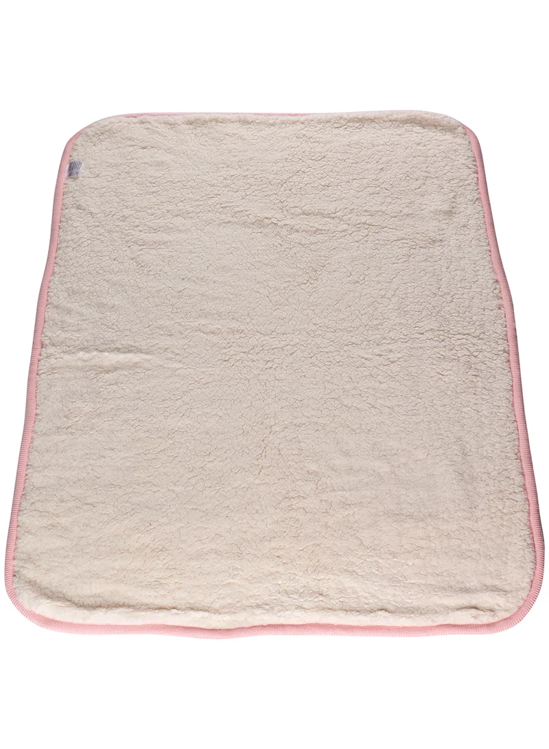 Moon Super Soft 100% Cotton Knitted And Fur Baby Blanket