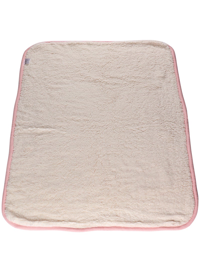 Moon Super Soft 100% Cotton Knitted And Fur Baby Blanket  - Image 4