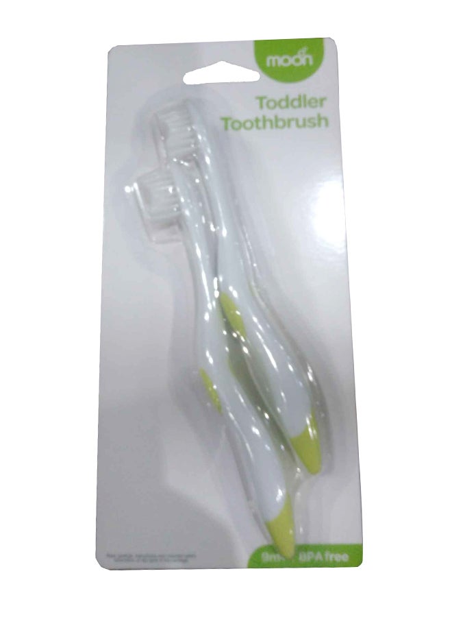 Moon - 2-Piece Toddler Toothbrush - Image 1