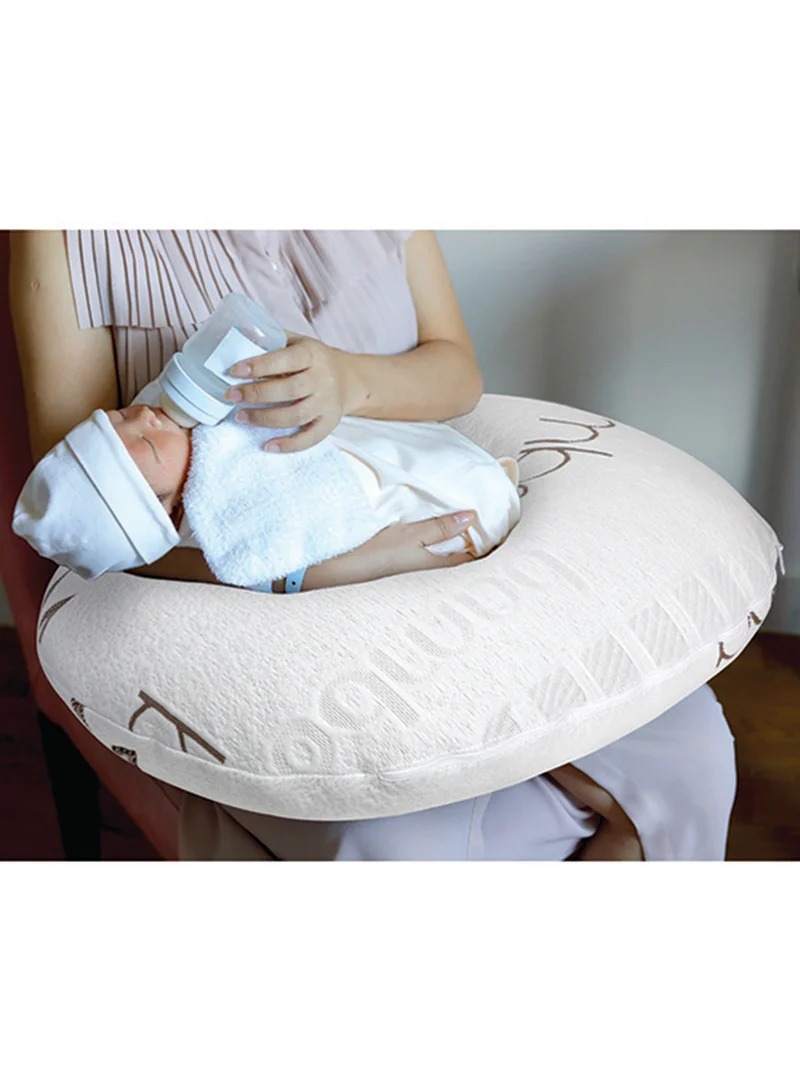 Moon Feeding Pillow With Bamboo Fabric- 45x55x18 cm