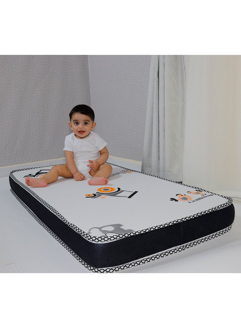 Moon - Comfortable Kids Cozy Mattresses-60x120x10 cm - Image 1