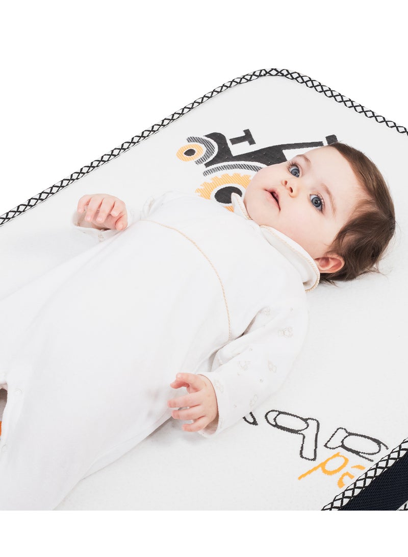 Moon - Comfortable Kids Cozy Mattresses-60x120x10 cm - Image 1