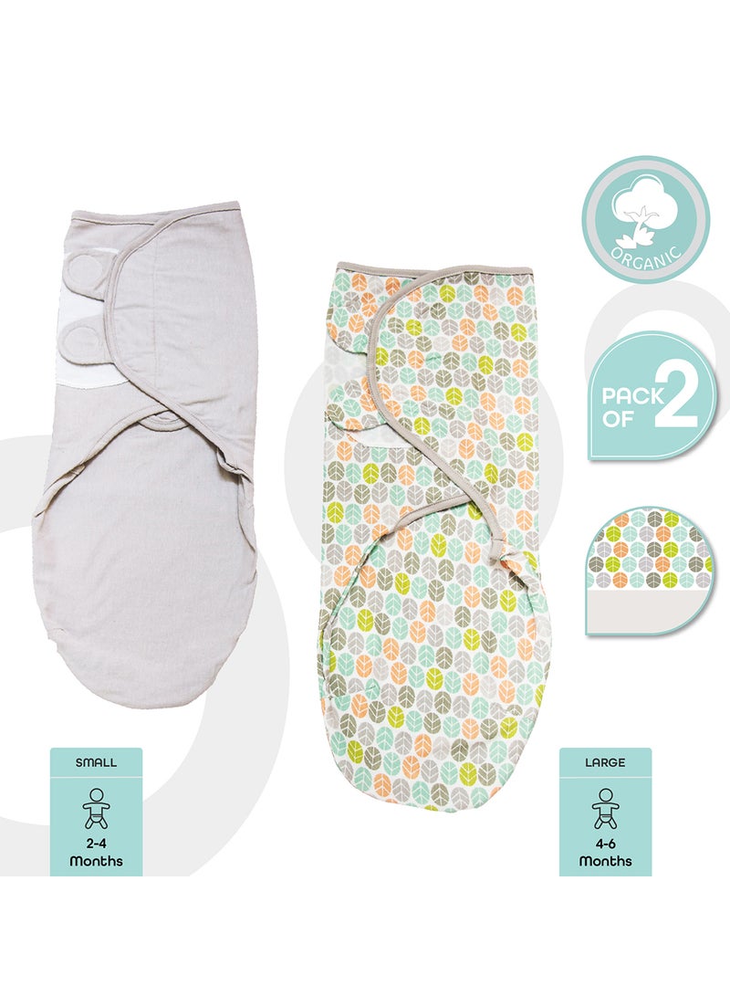 Moon Organic Cotton Baby Swaddler Pack Of 2 - Image 4