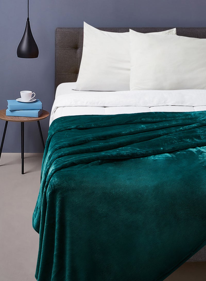 ايست من نون غطاء خفيف وفائق النعومة 100% بوليستر - أزرق / أخضر 150 x 200سم - Image 4