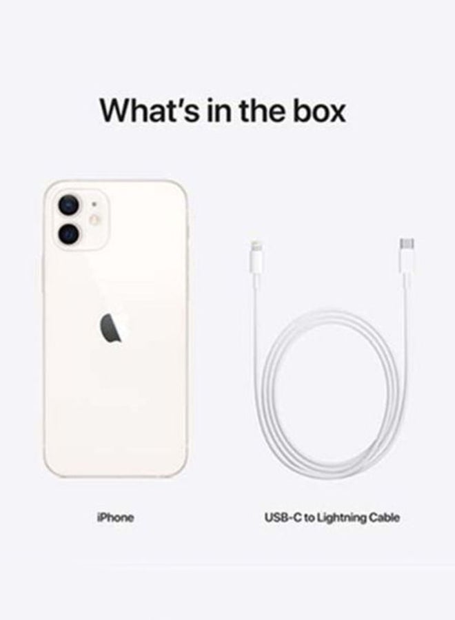 ابل  مُجدد - هاتف آيفون 12 ثنائي الشريحة بذاكرة داخلية سعة 128 جيجابايت ويدعم تقنية 5G مع تطبيق فيس تايم بلون أبيض - نسخة هونج كونج - Image 3