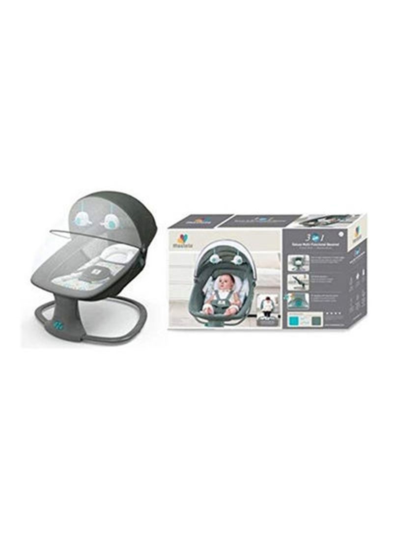 Mastela - 3 In 1 Deluxe Multi-Functional Baby Swing Bassinet With Integrated Mosquito Net - Image 1