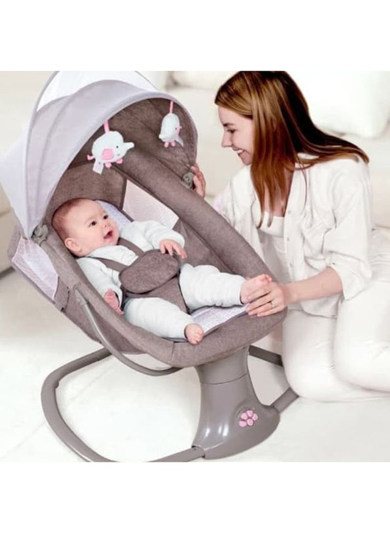 Mastela - 3 In 1 Deluxe Multi-Functional Baby Swing Bassinet With Integrated Mosquito Net - Image 1