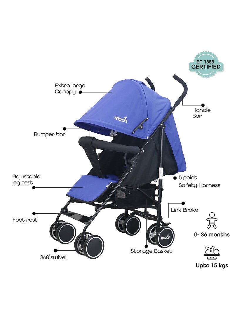 Strek Stroller - Royal Blue And Black - pnsku/N43285183A/45/_/1708602023/1d0cbe00-fda6-49b5-a6df-a4b6ad0e2192