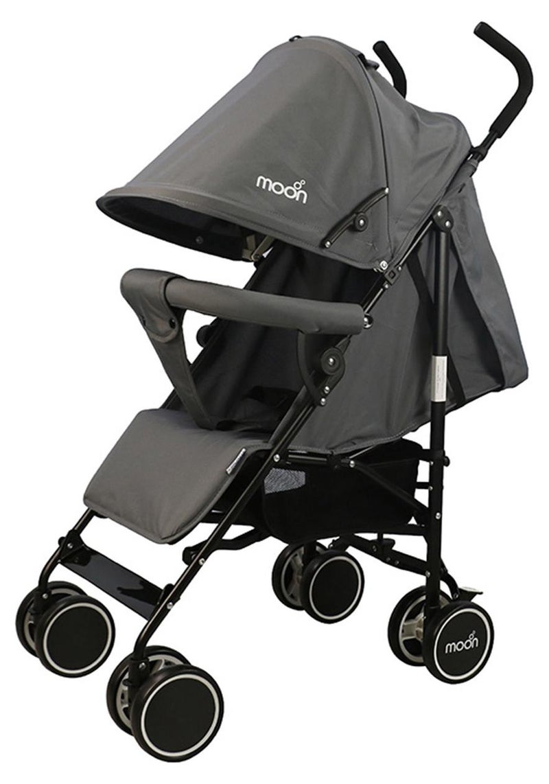مون عربة أطفال ستريك بلون رمادي ميد - Image 1