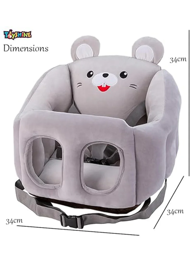 Moon Magnum Tandem Easy Fold Twin Travel Stroller – Compact And Lightweight, Suitable 0m+, Up to 15kg per Seat – Black And Grey Dot