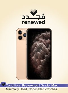 Renewed - iPhone 11 Pro 64GB Gold 4G With Facetime - International Version