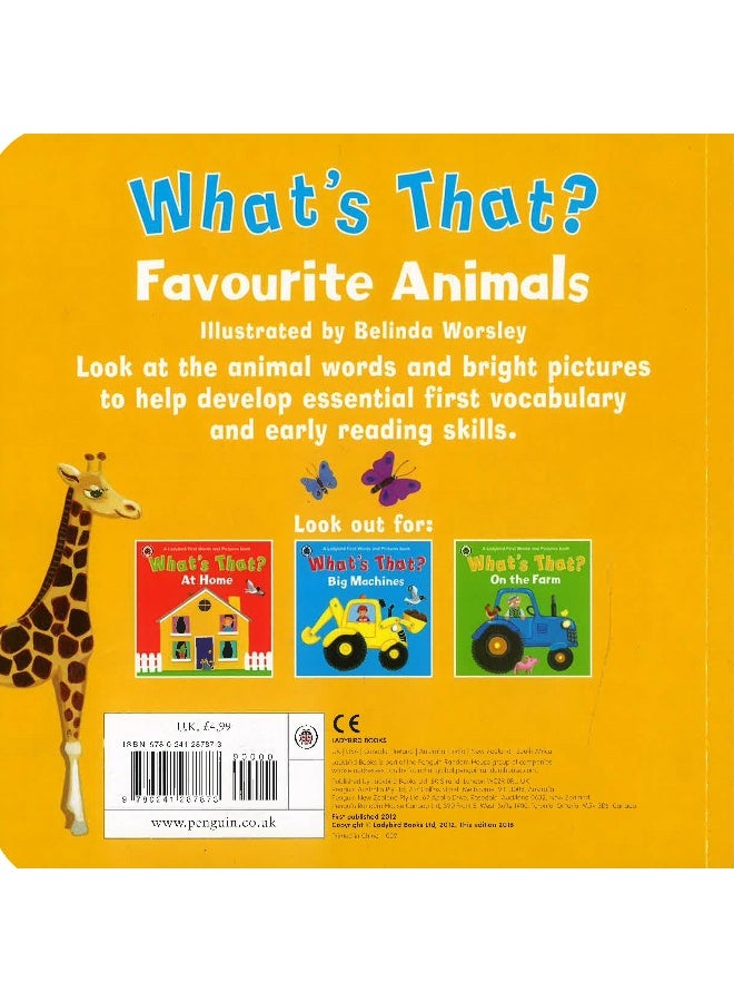 Whats That Favourite Animals Board Book English by Ladybird - Image 2