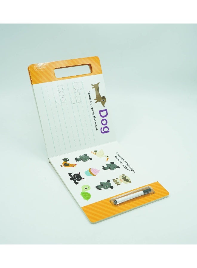 Writing Practice Animals Board Book English by Clever Factory - Image 4