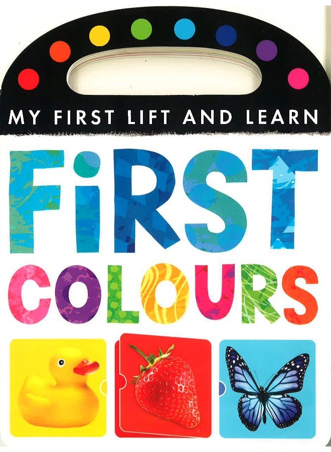 My First Lift And Learn First Colours Board Book English by Little Tiger Press - Image 1