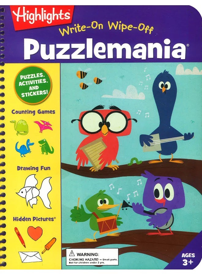 Write On Wipe Off Booksmania Spiral Bound English by Highlight Kids - Image 1