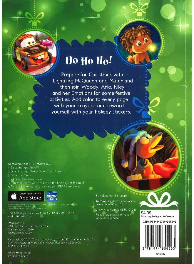Christmas Crackers (Disney Pixar, Includes 4 Crayons) Paperback English by Disney - Image 2