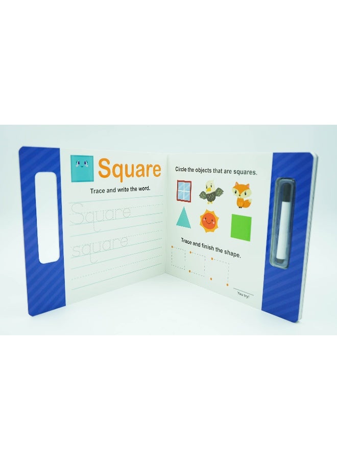 Writing Practice Shapes Board Book English by Clever Factory - Image 3