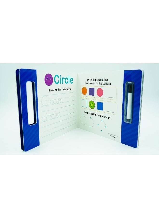 Writing Practice Shapes Board Book English by Clever Factory - Image 4