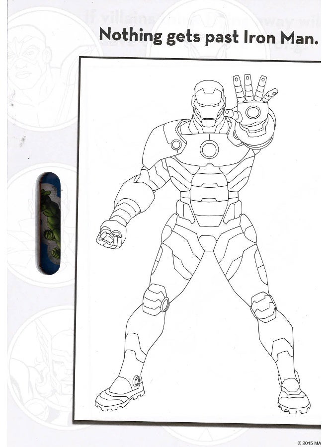 Avengers Marvel Colouring Pad Paperback English by Marvel - Image 4