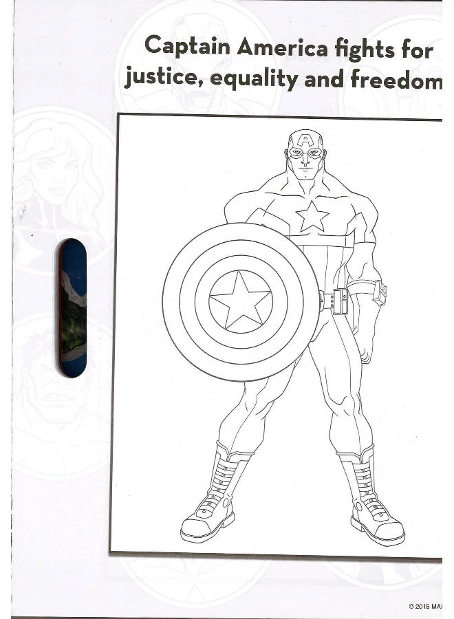 Avengers Marvel Colouring Pad Paperback English by Marvel - Image 3