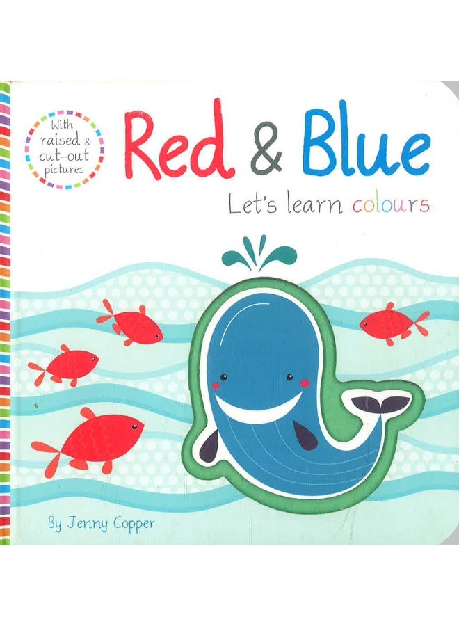 Red And Blue Board Book English by Imagine That - Image 1
