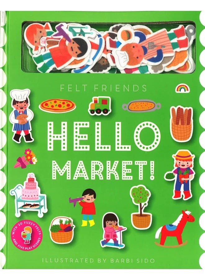 Felt Friends: Hello Market Hardcover English by Barbi Sido - Image 1
