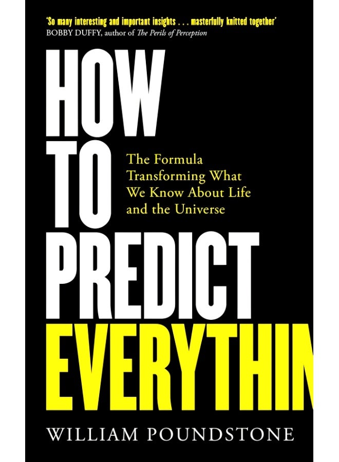 How To Predict Everything Paperback English by William Poundstone - Image 1
