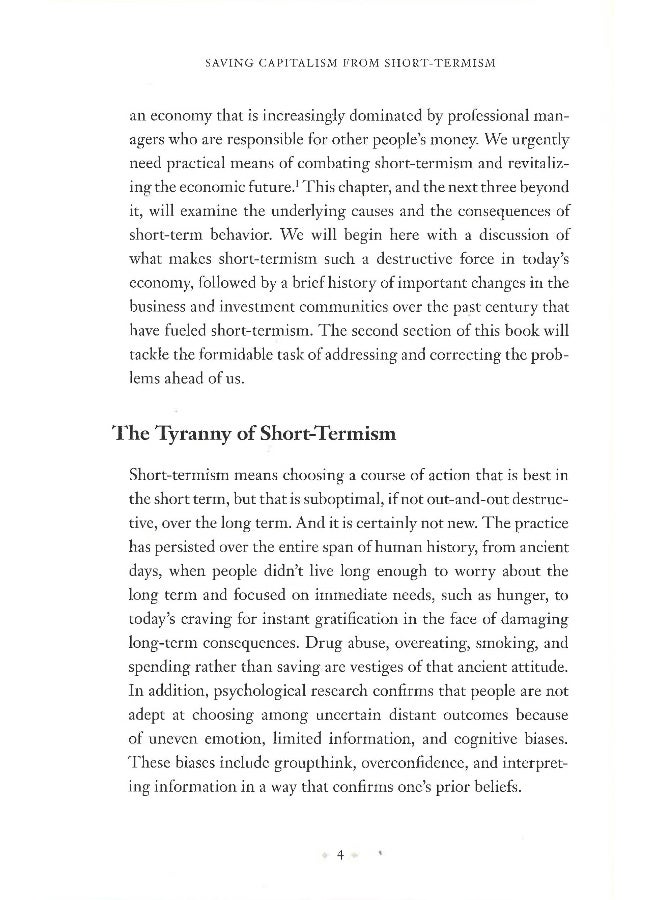 Saving Capitalism From Short-Termism Hardcover English by Alfred Rappaport - Image 5