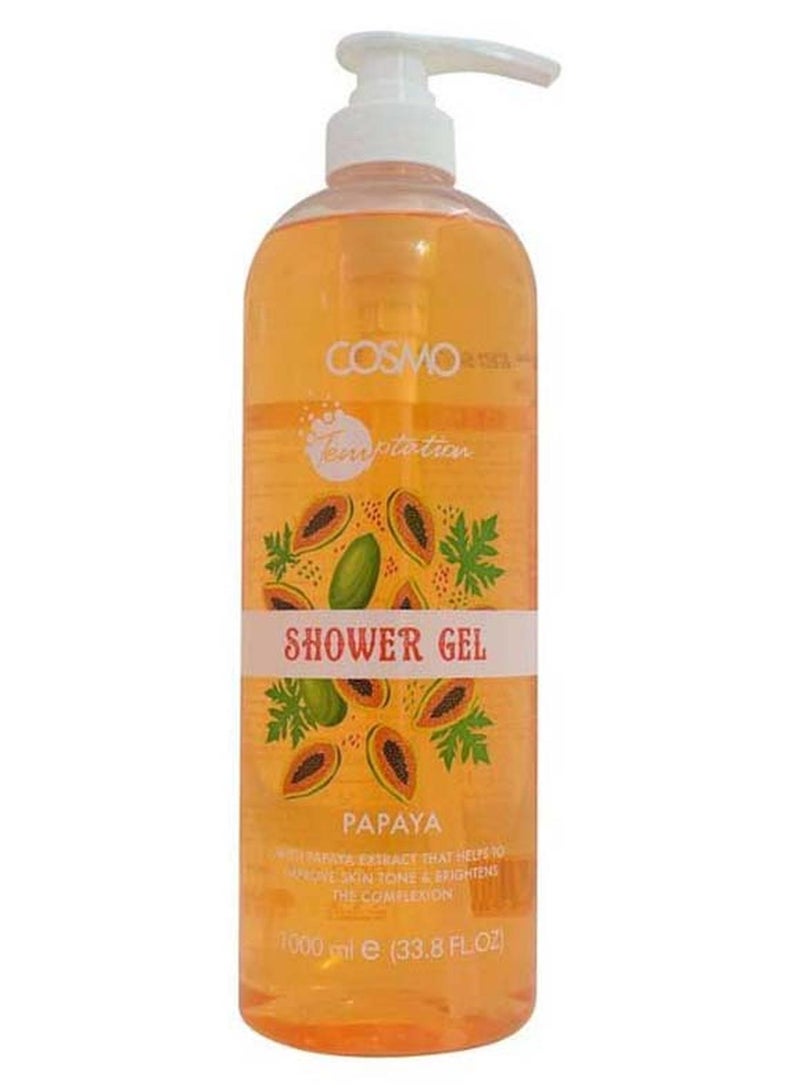 كوزمو جل الاستحمام من البابايا 1000ملليلتر