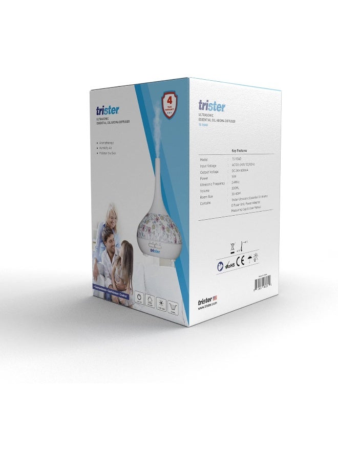 تريستر موزع روائح الزيوت العطرية بالموجات فوق الصوتية إسين، لون أبيض: طراز Ts-115Ad - Image 4