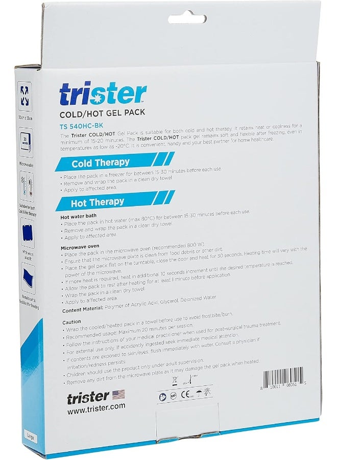 trister Soft Cold / Hot Gel Pack Back Wrap :Ts-540Hc-Bk  - Image 4