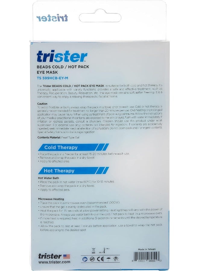 trister Beads Cold / Hot Pack Eye Mask Medium:Ts-599Hcb-Ey-M  - Image 4