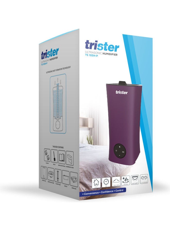 trister Ultrasonic Humidifier 2L Purple  - Image 2