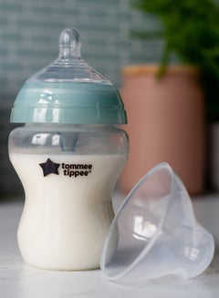 tommee tippee Pack Of 1 Advanced Closer To Nature Anti-Colic Feeding Bottle, 260 ml 0 Months+ Clear  - Image 4