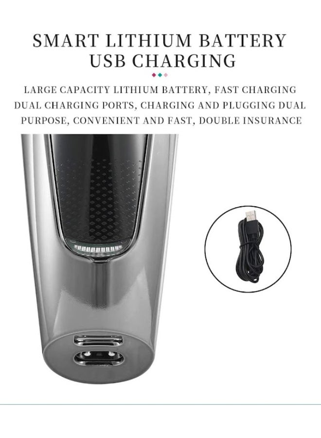 VGR - V-030 Professional Fast Charging Hair Clipper Silver/Black 15x4.5x4cm - Image 1