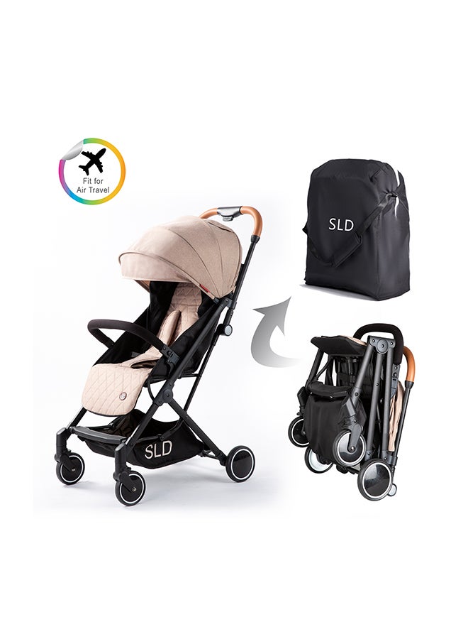SLD Stroller With Elite Diaper Bag Bundle - Khaki