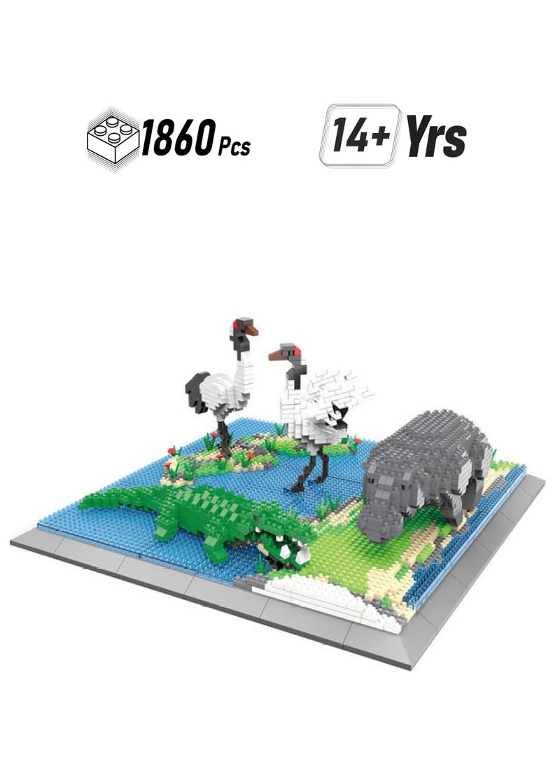 ألعاب مكعبات بناء بازل ثلاثية الأبعاد مكونة من 1860 قطعة T4150-4 1860 14 سنة فأكثر - Image 1