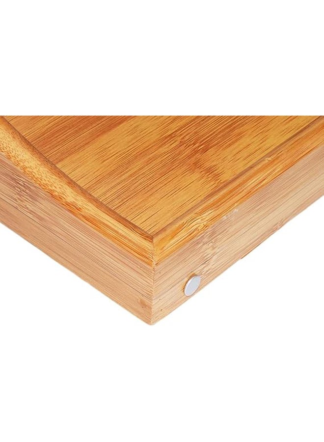 Foldable Food Serving Tray Beige 50x30x4cm  - Image 5
