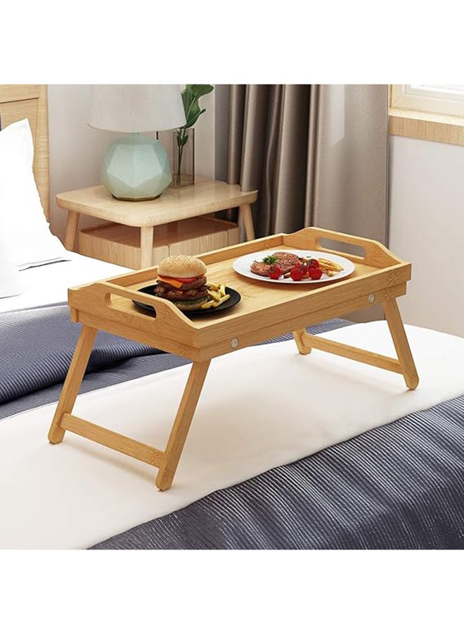 Foldable Food Serving Tray Beige 50x30x4cm  - Image 3