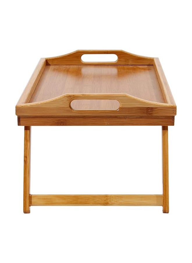 Foldable Food Serving Tray Beige 50x30x4cm  - Image 4